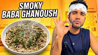 This Is How Restaurants Make Their Baba Ganoush So Smoky! | Eggplant Dip & Spread