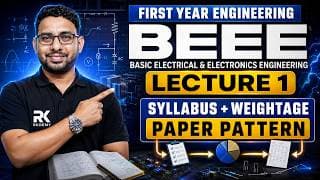 BEEE  | Syllabus, Weightage & Paper Pattern | Lecture 1 | Ajit Sir