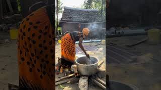 You've NEVER Seen Beef Stew This Big 😱shorts #shortsfeed #fypシ#BeefStew #AfricanVillageLife #Foodie