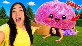 We Made The World's BIGGEST Viral Dumpling Squishy! (GONE WRONG)