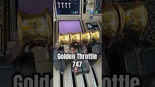 Flying VIP B747-400 with Golden Throttle!