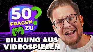 Unser GANZES WISSEN stammt aus VIDEOSPIELEN! | 50 Fragen zu Bildung aus Videospielen