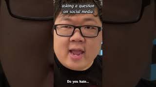 asking a question on social media