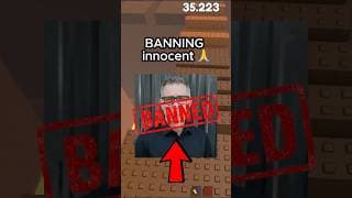 Roblox is Banning INNOCENT Players 😭🙏 #roblox #robloxrant #robloxshorts #robloxedit