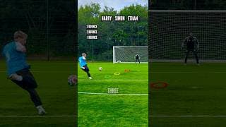 Multi-Bounce Volley Challenge ⚽ #shorts #sidemen