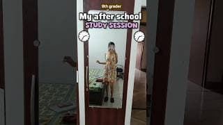 After school 🕓🏃‍♂️ Study session 👍🏻 #vlog #study #class9 #youtubeshorts #productive