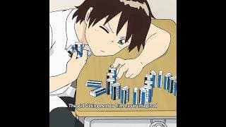 Do you also have such a weird deskmate? #anime #shorts
