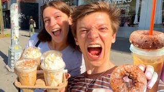 we try every new fall drink at dunkin