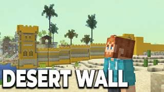 Designing the Desert City Wall for my Hardcore Minecraft World