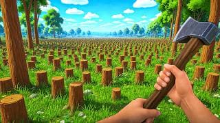 Cutting down every single tree