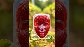 She Placed a Strawberry Inside a Mold and Watched It Grow Into Something Incredible 😱🍓