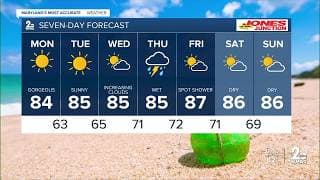 WMAR-2 News Dylan Robichaud Sunday night weather