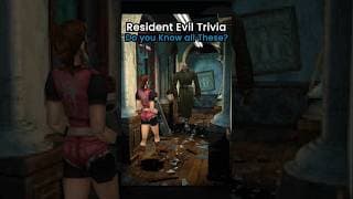 Resident Evil Trivia Challenge #residentevil #gaming #shorts