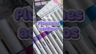 Probando nuevo set de plumones acrílicos de Shuttle art!!! #art #markers