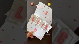 DIY cute card ideas 💗 | Paper craft ideas #diy #craft #papercraft #shortvideo