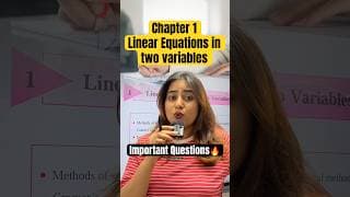 Important Questions of Linear Equations in two variables #galaxyofmaths #class10