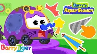 Mole Truck’s Treasure Hunt ⛏️ | Fun Car Repair Stories | Car Mechanic Cartoons | BarryTiger