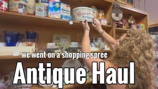 THIS HAUL IS SO GOOD! Antique Store Shopping Spree