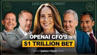 OpenAI CFO Sarah Friar: IPO, AI Rivalries, New Device, and Spending $100B+ on Compute