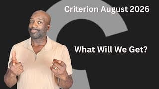 Criterion Collection August 2026 Titles REACTION!