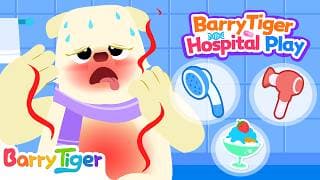 Colors Fun with Animal Hospital 🎨Rescue the Polar Bear | Fun Animals | Kids Cartoons | BarryTiger
