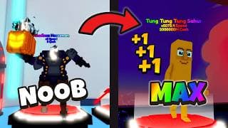 Going NOOB to MAX in +1 Speed for Morph Brainrots on Roblox!