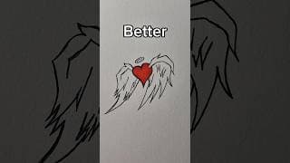 how to draw heart easy, notmal, better #drawing #design #art #sketchbook #sketch #desenho #draw