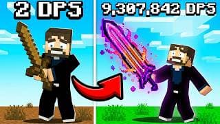 Crafting A 9,307,842 DPS Sword in Minecraft