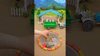 Diy mini tractor video mini water pump science project machine #ytshorts #cartoon #tractor #diy