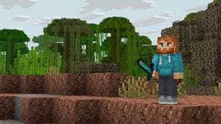 Exploring and building a moss farm in modded minecraft