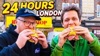 We Ate London's BEST FOOD in 24 Hours!! (Is British Food Actually Good?)