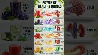 6 Powerful Drinks for Heart, Brain, Kidneys, Digestion & Immunity #shorts