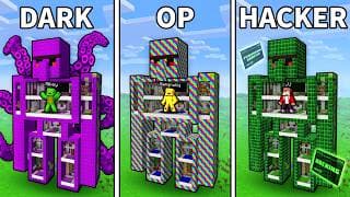 JJ vs Mikey vs Banana Kid: STRANGE GOLEM BATTLE in Minecraft...