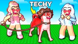 Becoming a DOG in Roblox Build a Boat To Troll MY CRAZY FAN GIRLS...