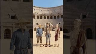 Who Escapes the Colosseum First? American, Chinese, or Greek?