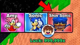 I Found SONIC ZONES In Kick A Lucky Block..