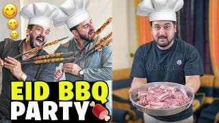 Eid Special BBQ party with boys😋Shazi sb ko ditch krwa gya😡