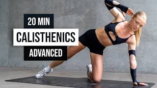 20 MIN FULL BODY CALISTHENICS (Advanced) - Bodyweight Only, No Equipment