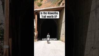 Is this the BEST biking trail in America? Hiawatha biking trail review #biketravel #biketour