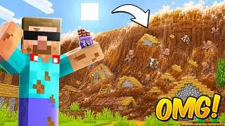 I Flooded My Entire World with Chocolate in Minecraft!