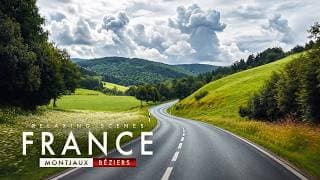 You Could Watch This Road Forever | Montjaux to Béziers, France Scenic Drive 4K