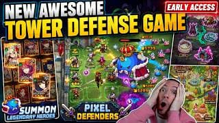 I Found a NEW Tower Defense Game You NEED to Try! | Pixel Defenders Merge TD Early Access