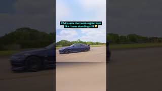 When a supercar meets Godzilla...
