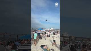 Blue Angels conducting review after jet flies over Florida beachgoers