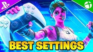 NEW CONSOLE Controller SETTINGS + Sensitivity in Chapter 7 (Fortnite Tutorial)