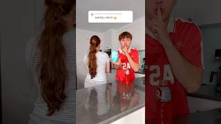 FAKE SPONGE PRANK😭🧽 #shortvideo #shorts #couple #trend #prank