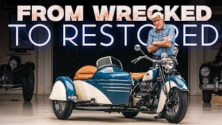 Jay Leno’s 1940 Indian Chief Crashed, Totaled, and Remade From Scratch! | Jay Leno's Garage
