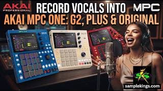 THE AKAI MPC ONE ONE+ ONE G2: HOW TO RECORD VOCALS IN STANDALONE MODE!