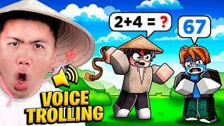 ROBLOX Asian Dad VOICE TROLLING Noobs (Again)