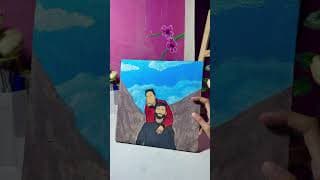 My art from 2023 Vs 2026 | Not a big difference but improving. #art #painting #trend #vir